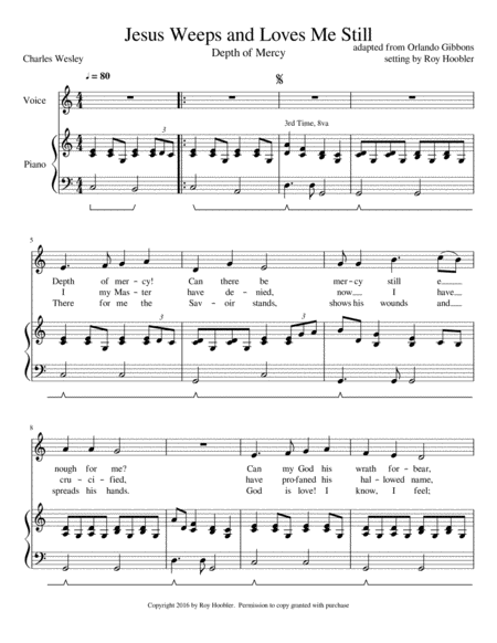 Three Hymns For Low Voice Sheet Music