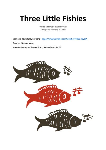 Three Little Fishies Ukulele Sheet Music