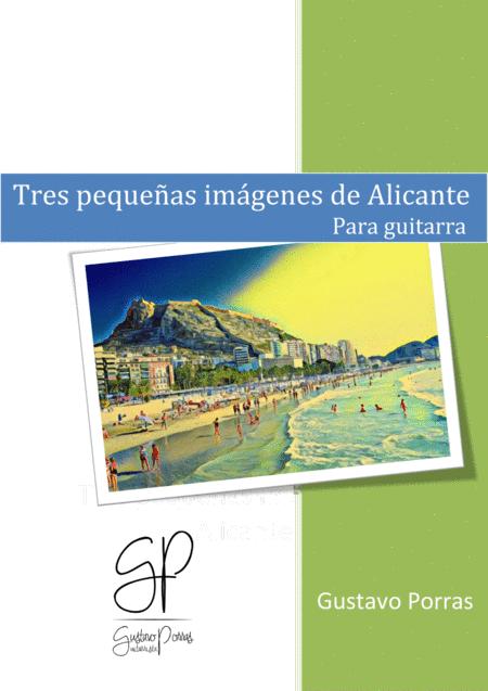 Free Sheet Music Three Little Pictures Of Alicante
