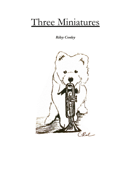 Free Sheet Music Three Miniatures For Solo Trumpet