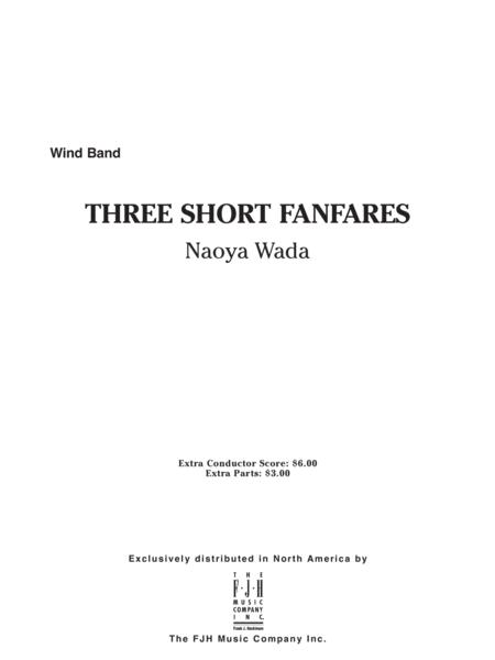 Free Sheet Music Three Short Fanfares