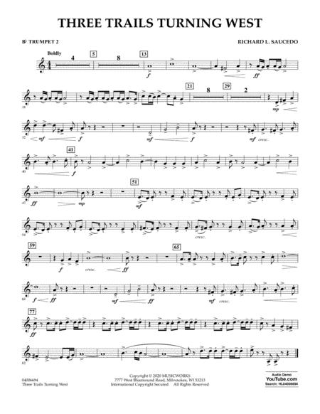 Three Trails Turning West Bb Trumpet 2 Sheet Music