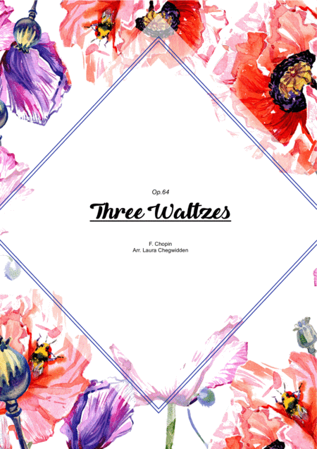 Three Waltzes Op 64 For String Quartet Sheet Music