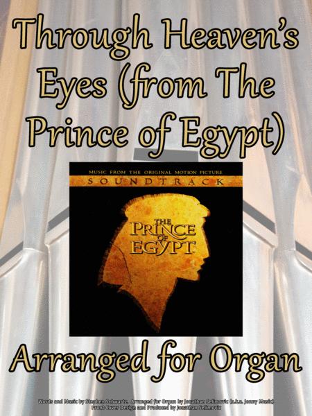 Through Heavens Eyes The Prince Of Egypt Arranged For Organ Sheet Music