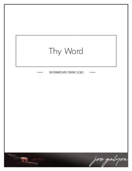 Thy Word Sheet Music