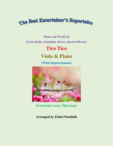 Free Sheet Music Tico Tico Tico Tico No Fuba For Viola And Piano Video