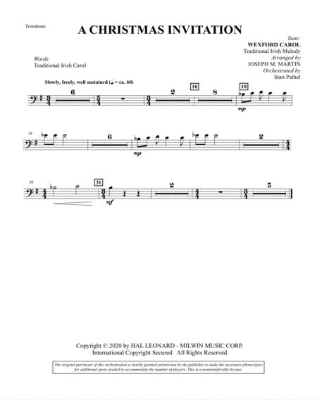 Free Sheet Music Tidings Of Joy A Celtic Christmas Celebration Chamber Orchestra Trombone