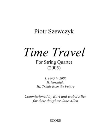 Time Travel For String Quartet Sheet Music