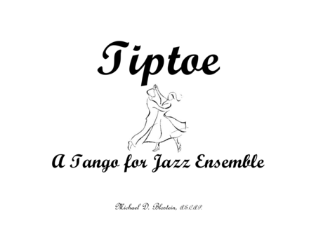 Free Sheet Music Tiptoe Tango For Jazz Ensemble Score Only