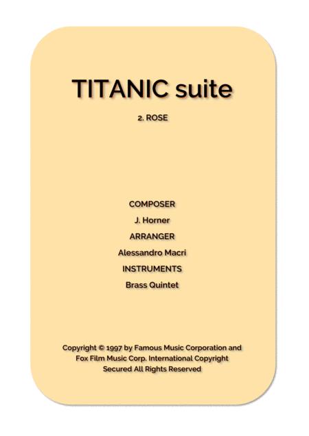 Titanic Suite 2 Rose Sheet Music