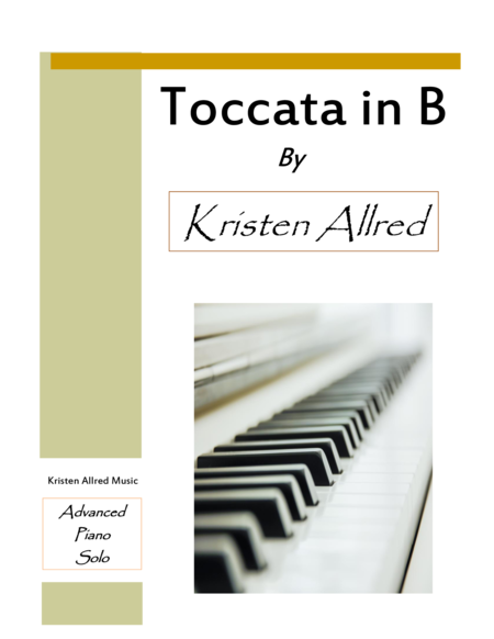 Toccata In B Sheet Music