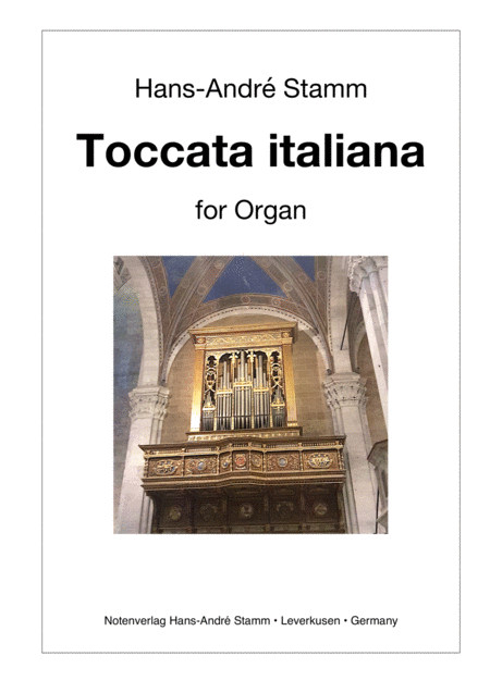 Free Sheet Music Toccata Italiana For Organ