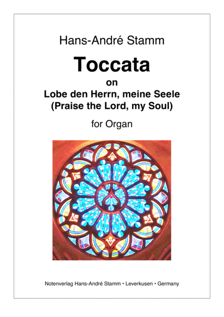 Toccata On Praise The Lord My Soul Lobe Den Herrn Meine Seele For Organ Sheet Music