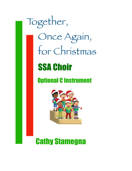 Together Once Again For Christmas Ssa Choir Piano Acc Optional C Instrument Sheet Music