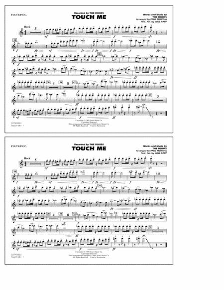 Touch Me Arr Paul Murtha Flute Piccolo Sheet Music