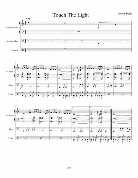 Free Sheet Music Touch The Light