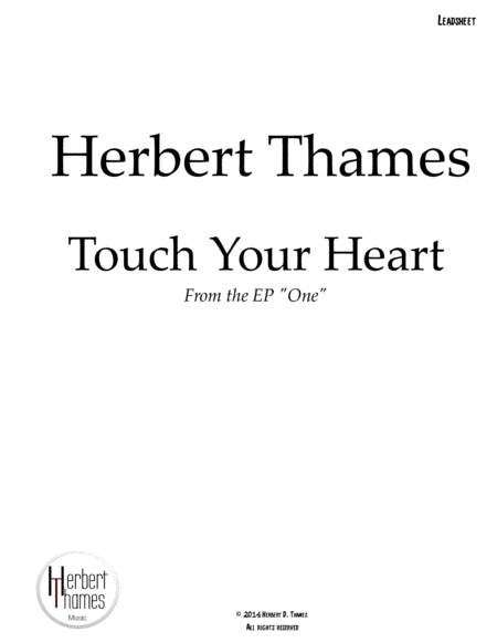 Free Sheet Music Touch Your Heart