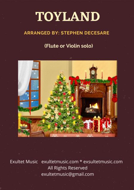 Free Sheet Music Toyland Flute Or Violin Solo And Piano