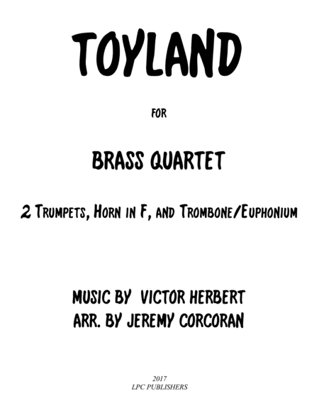 Toyland For Brass Quartet Sheet Music