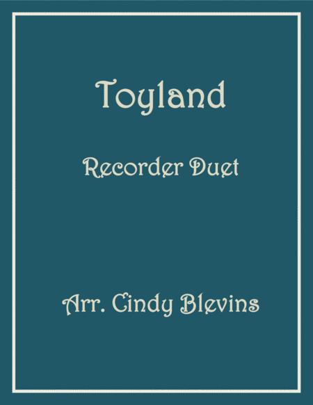 Free Sheet Music Toyland Recorder Duet