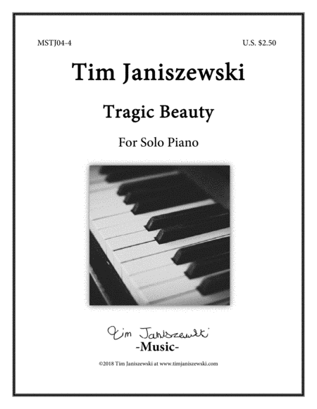 Free Sheet Music Tragic Beauty For Solo Piano