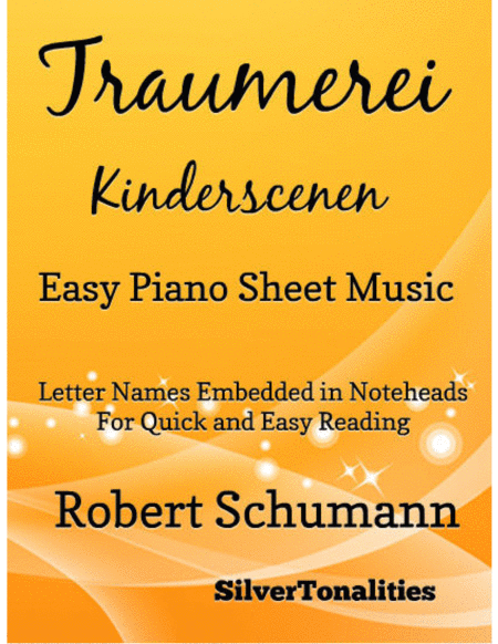 Free Sheet Music Traumerei Kinderscenen Easy Piano Sheet Music