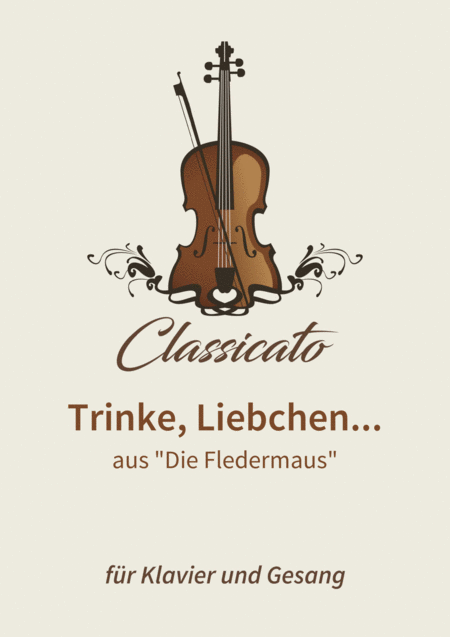 Free Sheet Music Trinke Liebchen