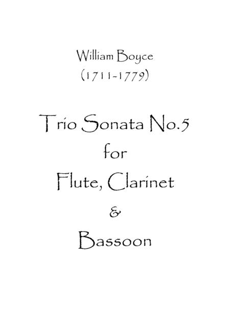 Trio Sonata No 5 Sheet Music