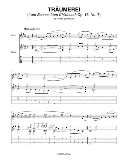 Free Sheet Music Trumerei From Scenes From Childhood