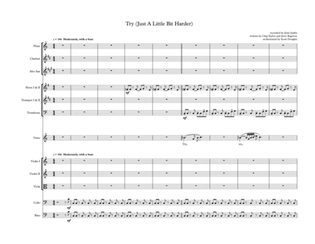 Try Just A Little Bit Harder Sheet Music