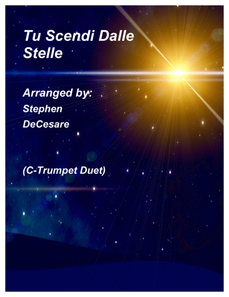 Tu Scendi Dalle Stelle Duet For C Trumpet Sheet Music