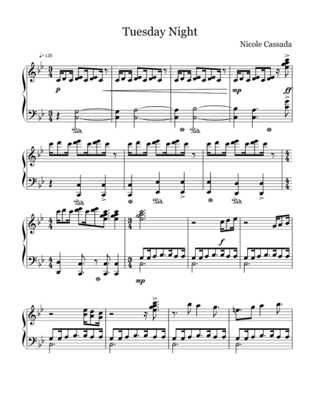 Tuesday Night Sheet Music