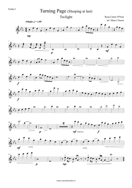 Free Sheet Music Turning Page