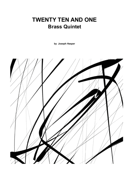 Free Sheet Music Twenty Ten And One Brass Quintet