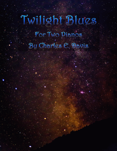 Free Sheet Music Twilight Blues For Two Pianos