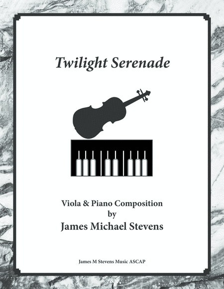 Free Sheet Music Twilight Serenade Viola Piano