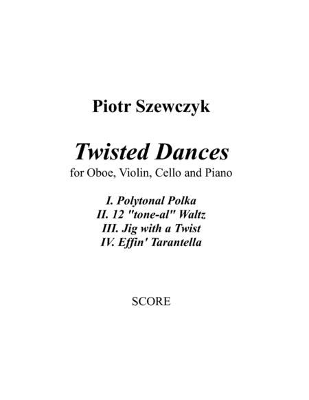 Twisted Dances For Oboe Violin Cello And Piano Sheet Music