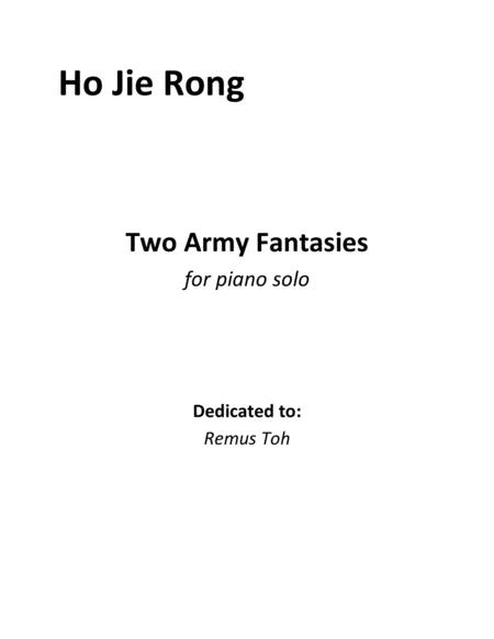 Free Sheet Music Two Army Fantasies