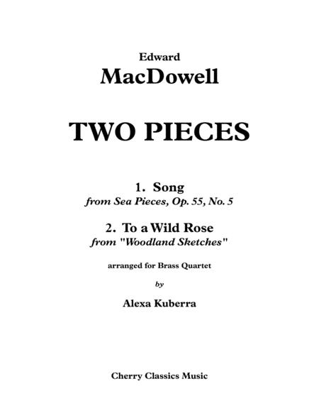 Two Pieces For Brass Quartet Sheet Music