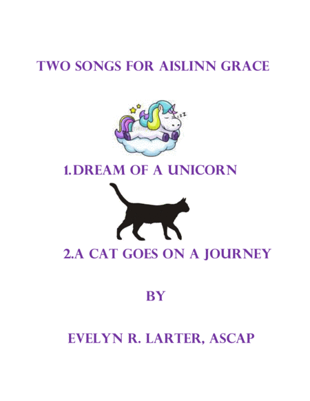 Two Songs For Aislinn Grace Sheet Music