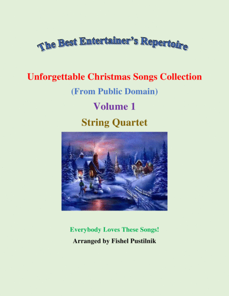 Free Sheet Music Unforgettable Christmas Songs Collection From Public Domain For String Quartet Volume 1 Video