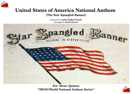 Free Sheet Music United States Of America National Anthem The Star Spangled Banner For Brass Quintet