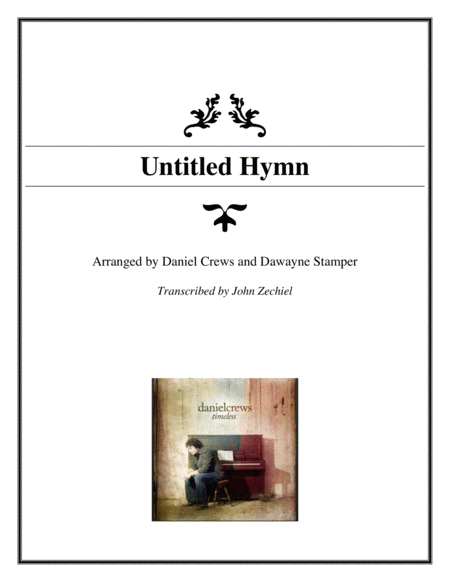 Free Sheet Music Untitled Hymn