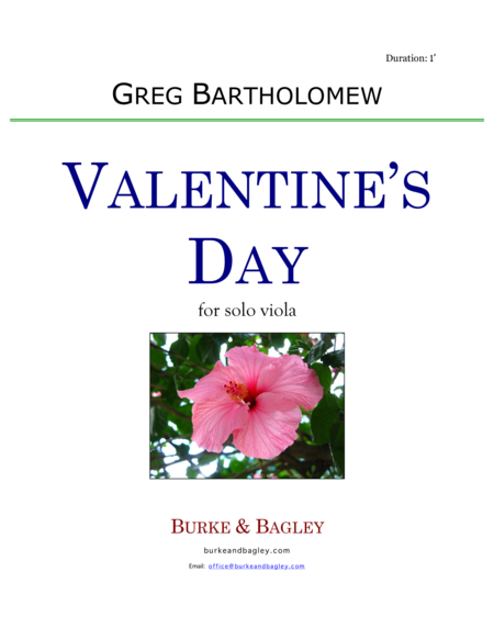 Valentines Day Sheet Music