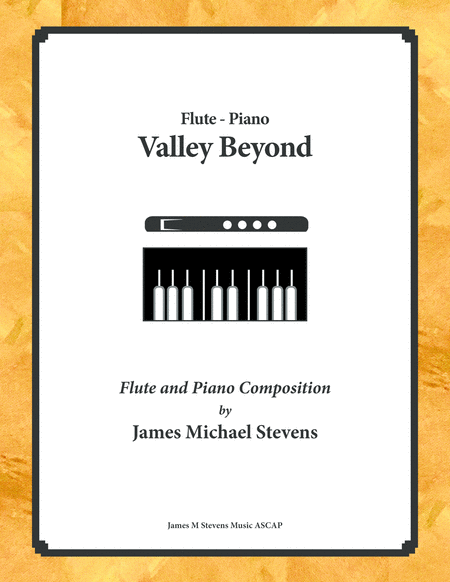 Valley Beyond Flute Piano Sheet Music