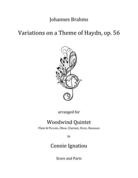 Variations On A Theme Of Haydn Sheet Music