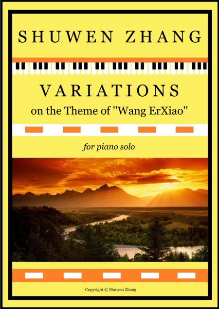 Variations On The Theme Of Wang Erxiao Sheet Music