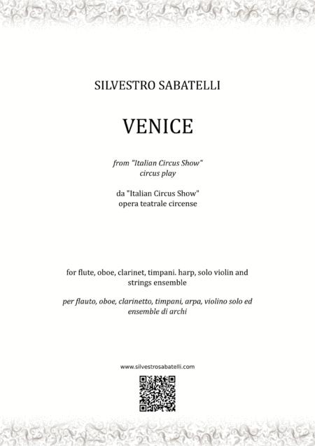 Venice Venezia Sheet Music