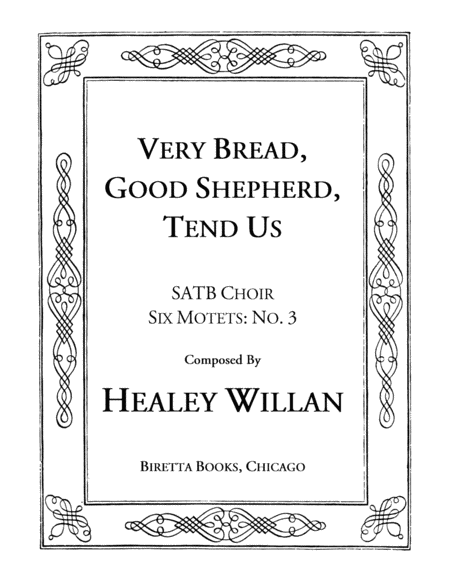 Very Bread Good Shepherd Tend Us Sheet Music