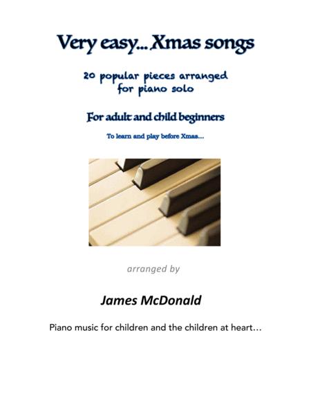 Very Easy Xmas Songs For Piano Solo Sheet Music